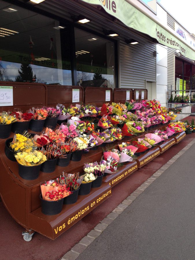 Mobilier extérieur pour fleuriste