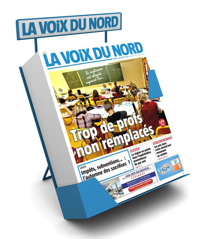 Présentoir presse journaux pour comptoir - comptoir Presse et Tabac