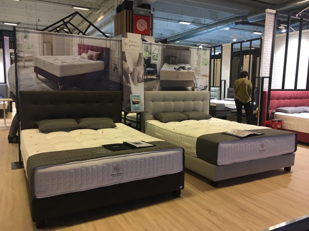 mobilier PLV magasin matelas et sommier