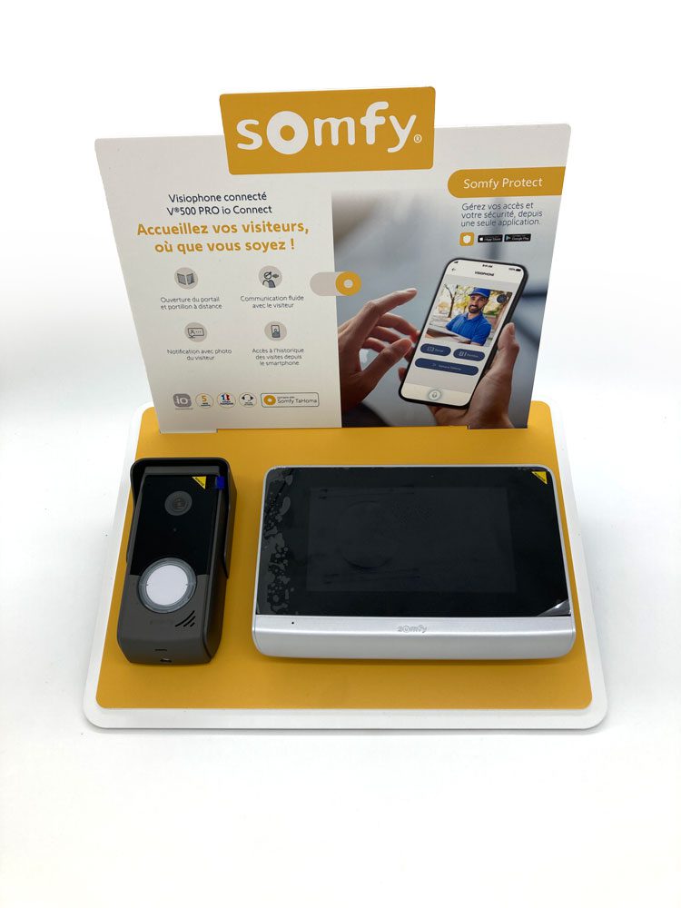 image de support de comptoir pour visiophone SOMFY